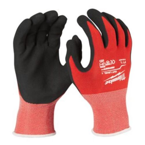 Gants tricoté anti-coupure niveau 1 Cut A GLoves enduction nitrile TL/9 MILWAUKEE 4932471417 photo du produit