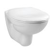 Pack WC NORMUS Vitra cuvette suspendue standard 54 x 36 cm avec abattant VITRA 6855N003-6064 photo du produit