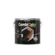 Primaire de protection antirouille et finition CombiColor Original noir foncé RAL 9005 seau 2,5l - RUST-OLEUM - 7379.2.5 pas cher