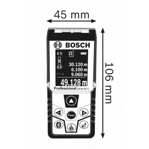 Télémètre laser GLM 50 C connecté Bluetooth en boite carton - BOSCH - 0601072C00 pas cher Secondaire 1 L