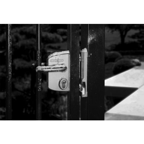 Serrure LA type industriel pour portail battant tube 10-30mm argent &ndash; LOCINOX - P00011891-SILV pas cher Secondaire 6 L