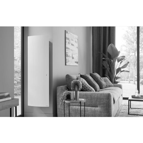 Radiateur chaleur 1500W AGILIA vertical pilotage intelligent connecté blanc carat - ATLANTIC - 518417 pas cher Secondaire 2 L