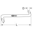 Tournevis fente BRONZEPLUS contre coudés 125 mm KS TOOLS 963.1588 photo du produit Secondaire 1 S