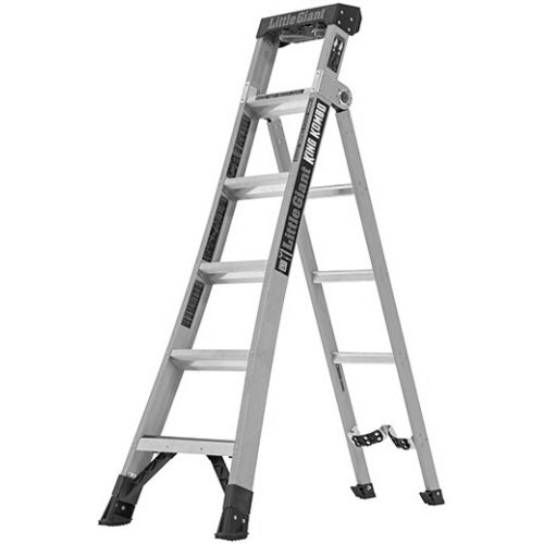 Escabeau fibre de verre KING KOMBO 5 marches - LITTLE GIANT - LIG-13610 pas cher Secondaire 1 L