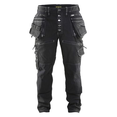 Pantalon X1900 Artisan Stretch 2D noir T56C &ndash; BL&Aring;KL&Auml;DER - 199911419900D120 pas cher