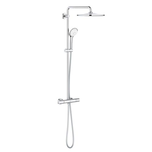 Colonne de douche EUPHORIA SYSTEM 310 avec mitigeur thermostatique GROHE PROFESSIONAL 26384002 photo du produit