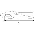 Pince à dénuder pour petites sections 0,25-1,5mm² - SAM OUTILLAGE - 240-22 pas cher Secondaire 1 S