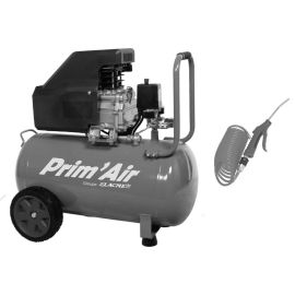 Compresseur 1850W Lacme PRIMAIR MM 13/50-4 + tuyau + soufflette - 104230 pas cher Principale M