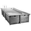 Piscine SUNWATER 300x555 H140cm liner beige 75/100 - UBBINK - 7504755 pas cher