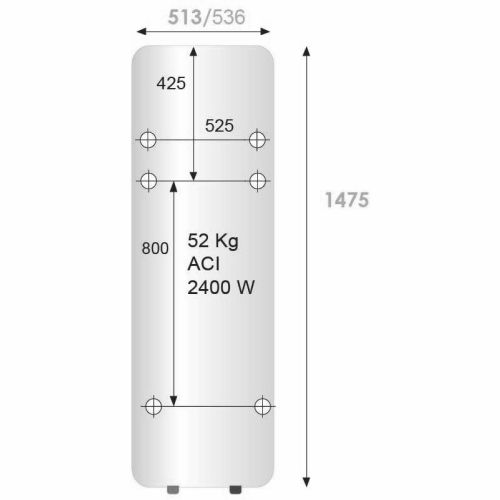 Chauffe-eau électrique vertical mural DURALIS 200L ACI hybride - THERMOR - 251079 pas cher Secondaire 1 L