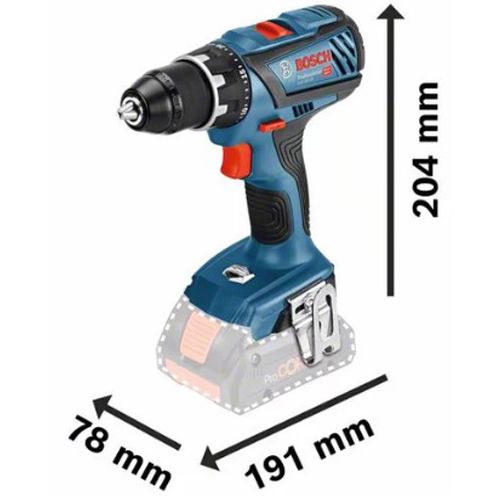 Perceuse-visseuse 18V GSR 18V-28 + 2 batteries 4Ah + chargeur + L-BOXX - BOSCH - 060186610H pas cher Secondaire 4 L