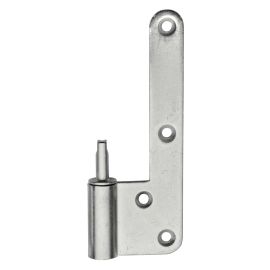 Lame m&acirc;le pour paumelle bois universelle forme en L finition droite acier zingu&eacute; - MERMIER - M-789101 pas cher Principale M