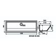 Lavabo collectif PUBLICA blanc 1000 x 390 mm GEBERIT 00762000000 photo du produit Secondaire 1 S