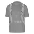 Tee-shirt manches courtes haute visibilité orange/gris TL - DELTA PLUS - COMETORGT pas cher