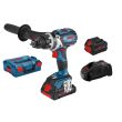 Perceuse-visseuse 18V GSR 18V-110 C + 2 batteries Procore 8 Ah + chargeur + L-Boxx BOSCH 06019G010C photo du produit