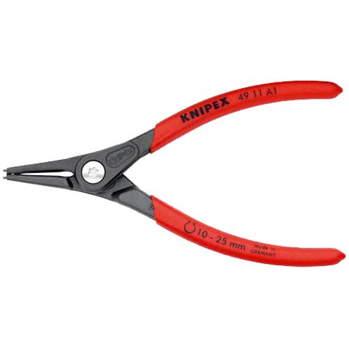 Pince circlips 1,3 mm extérieurs avec ressort intégré KNIPEX 49 11 A1 photo du produit Secondaire 1 L