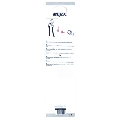 Pince multiprise pour siphon D 60 mm maximum MEJIX 180490 photo du produit Secondaire 3 L