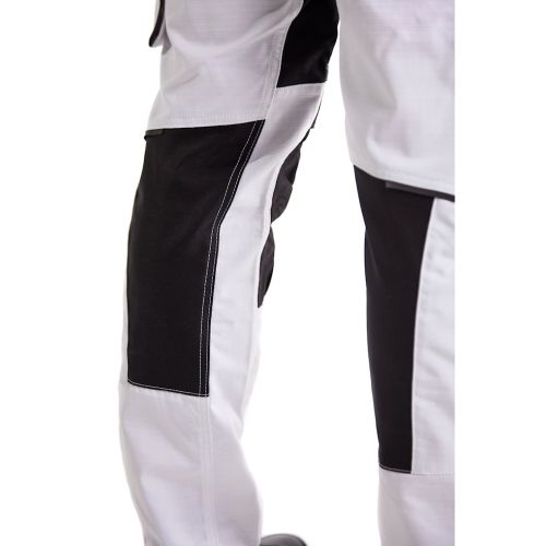 Pantalon peintre + stretch avec poches flottantes blanc/gris foncé T38 - BLÅKLÄDER - 109613301098C44 pas cher Secondaire 5 L