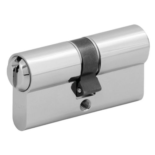 Cylindre à double entrée 40x40mm nickelé mat avec fonction de secours - WILKA - 1463/1463.000015 pas cher