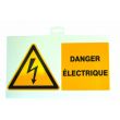 Pancarte d'information danger électrique - SAM OUTILLAGE - 2862 pas cher