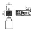 Cache latéral pour rail uniquement - KOBLENZ - 0500 61 pas cher