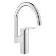 Mitigeur d’évier monocommande EUROSMART 2021 bec haut orientable - GROHE PROFESSIONAL - 32223003 pas cher