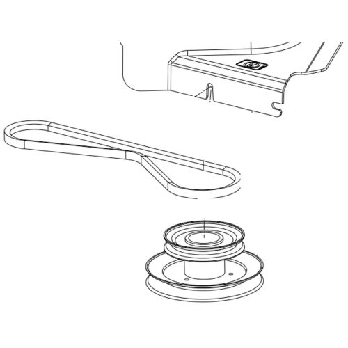 Kit pour collecteur de bac 54'' (Z454X) HUSQVARNA 598390401 photo du produit