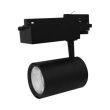 Spot LED COOL sur rail noir 25 W 3000 K 2200 lm + adaptateur rail 03 allumages MIIDEX LIGHTING 8352 photo du produit Secondaire 2 S