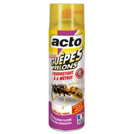 Aérosol spécial guêpes - frelons Acto Insecticides portée 6 m - 500 ml - GUEP.1 photo du produit Principale M