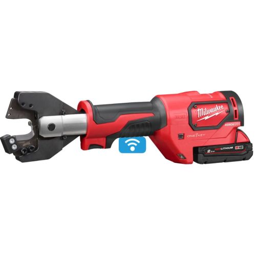 Coupe-câble hydraulique FORCE LOGIC 18 V M18 ONEHCC-201C ACSR SET + batterie 2 Ah + chargeur + coffret MILWAUKEE 4933464304 photo du produit Secondaire 1 L
