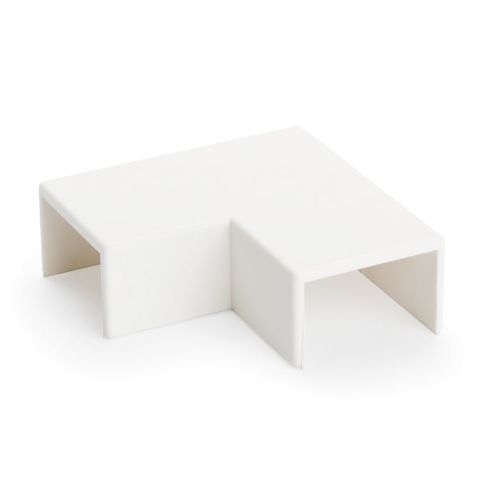 Angle plat AX 30 x 10 mm blanc pour moulure Axis mini OBO BETTERMANN 6131653 photo du produit Secondaire 1 L