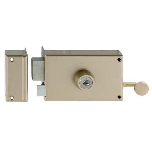 Serrure monopoint en applique MX4500 SR horizontale tirage cylindre 45 mm gauche Héraclès MX-4553-SR-2 photo du produit Secondaire 2 L