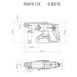 Perforateur SDS Plus 18V KHA 18 LTX + 2 batteries 5,5Ah + chargeur + MetaLoc - METABO - 600210660 pas cher Secondaire 3 S