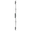 Serrure 3 points à rouleau TF 760 coffre 35 mm axe 24 mm + têtière haut et bas à pêne basculant HERACLES WSS012792400426 photo du produit
