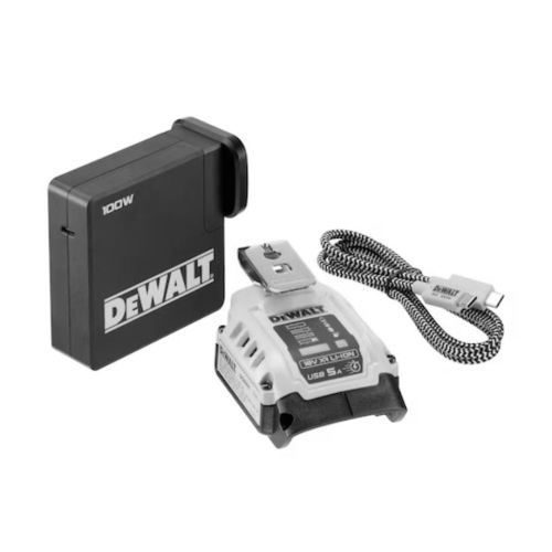 Chargeur portable 5A XR 18V / 54V avec adaptateur - DEWALT - DCB094K-QW pas cher Secondaire 2 L