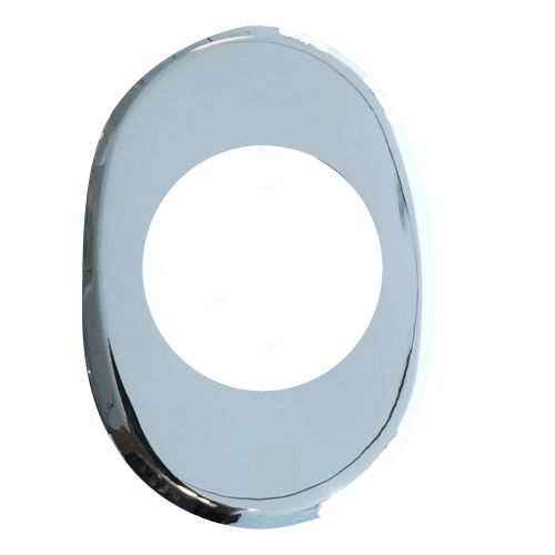 Rosace ovale SALOME chromé brillant trou de 41 Héraclès D-807RO41-CB photo du produit Secondaire 1 L