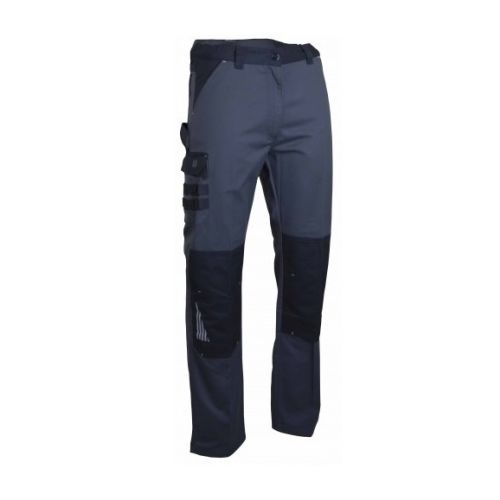 Pantalon bicolore SULFATE multipoches gris/noir T42 - LMA LEBEURRE - 1622 pas cher Principale L
