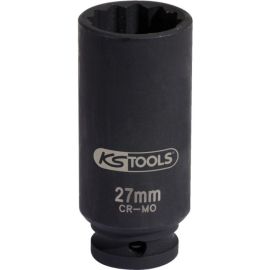 Douille à chocs Ks tools 1/2'' 12 pans uniquement pour utilisation à chocs - 150.17 photo du produit Principale M