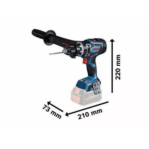 Perceuse-visseuse à percussion 18 V GSB 18V-150 C PROFESSIONAL (sans batterie ni chargeur) BOSCH 06019J5101 photo du produit Secondaire 2 L