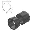 Adaptateurs pour moteurs diamètre 35mm tube ZF 45 - CHERUBINI - A3505_0504 pas cher