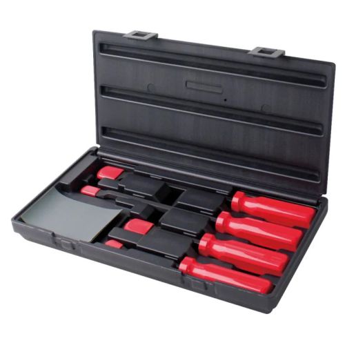 Coffret de 4 grattoirs emmanchés désaxés de 10° KS TOOLS 907.2230 photo du produit