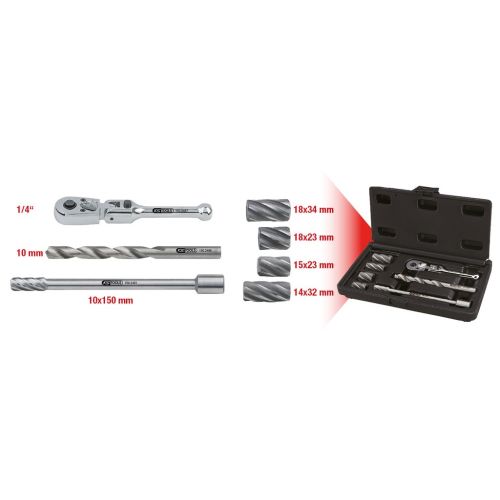 Coffret d'alésoirs pour capteur ABS 7 pièces KS TOOLS 150.2480 photo du produit