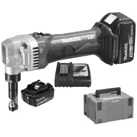 Grignoteuse LXT 18V Makita DJN161RTJ + 2 batteries 5 Ah + chargeur rapide + coffret MAKPAC pas cher Principale M