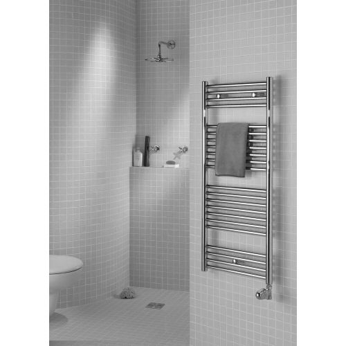 Radiateur sèche-serviettes eau chaude ATOLL SPA chromé 283W - ACOVA - SLO-080-050 pas cher Secondaire 1 L