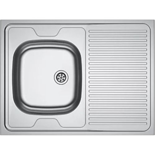 Evier monocuve inox MAN711-800 avec égouttoir 800x600cm à poser - FRANKE - 013953 pas cher