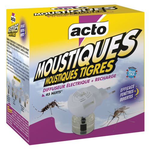 Diffuseur électrique moustiques ACTO INSECTICIDES SET3 photo du produit