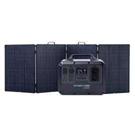 Pack station énergie portative IZYWATT 2400 + panneau solaire cadré 315W Orium - 39222 pas cher Principale M