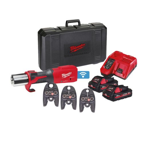 Sertisseuse 18 V M18 ONEBLHPT-302C U-SET ONE-KEY + 2 batteries 3 Ah + chargeur en coffret MILWAUKEE 4933478309 photo du produit