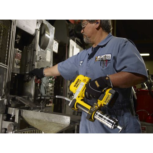 Pompe à graisse 18 V XR + batterie 4 Ah + chargeur + coffret DEWALT DCGG571M1-QW photo du produit Secondaire 6 L