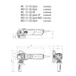 Meuleuse d'angle WE 15-125 Quick 1550 W en boite carton - METABO - 6004448920 pas cher Secondaire 3 S